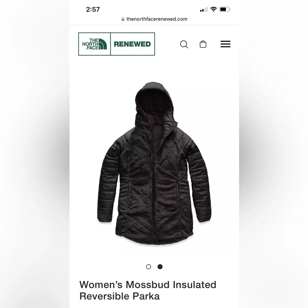 Women’s Mossbud Insulated Reversible Parka / SIZE SMALL - Picture 2 of 6